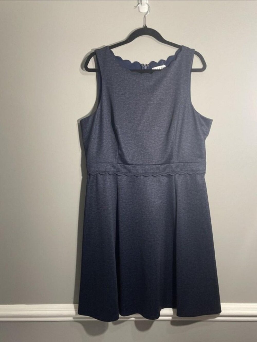 Navy Blue Sleeveless Dress